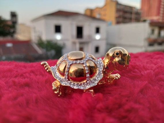 Vintage Turtle Brooch Butler marked, signed by De… - image 1