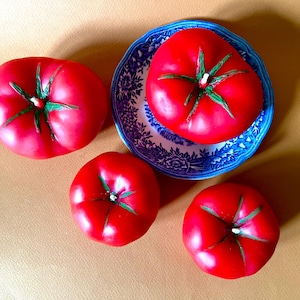 Tomato Beeswax Candle | Heirloom Tomato Candle | Summer Food Candle