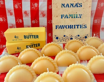 Pierogi Beeswax Candle