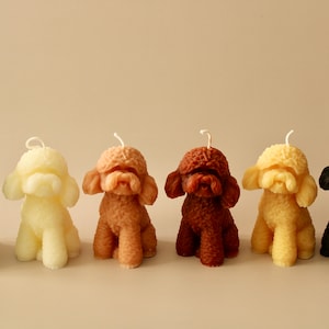 Doodle Beeswax/Soy Blend Candle | Goldendoodle Candle | Poodle Candle