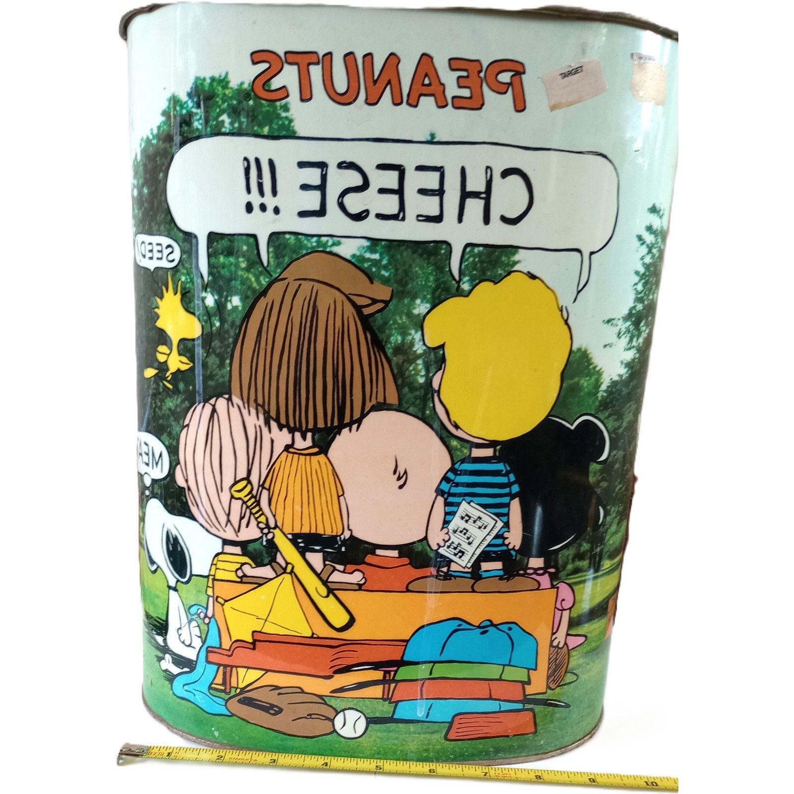 Peanuts Trash Can - Etsy