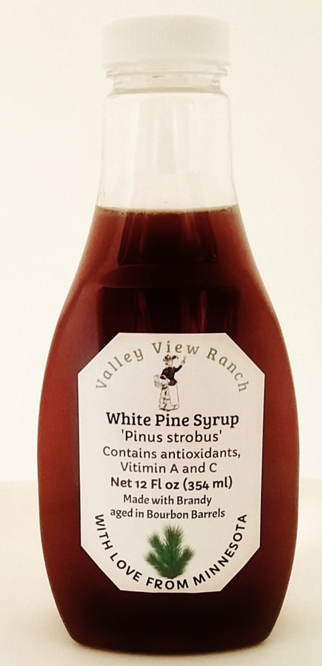 White Pine Syrup12 Fl Oz. made With Brandy/ Medicinal. Etsy