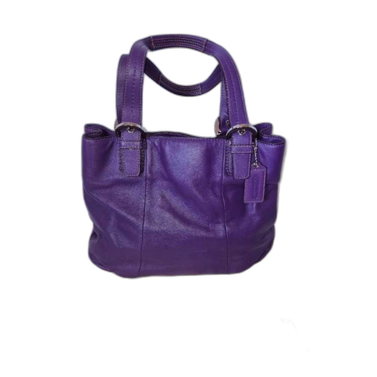Vintage Purple Coach Bag - Etsy