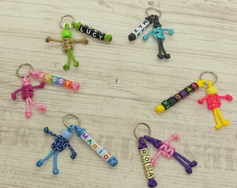 Personalized name tag *Best Buddy* - Keychain with name - Personalized key ring