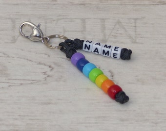 Name tag, keychain personalized, tag with name