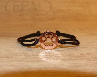 filigree bracelet with paw - women's bracelet jewelry bracelet paracord bracelet friendship bracelet Rose'