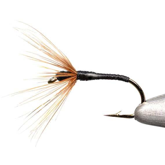 Amano Sakasa Ishigaki 12 Pack Tenkara Kebari 4 different flies with case