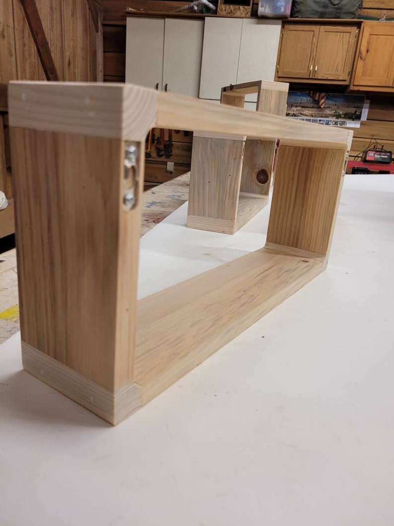 Rounded Corner Floating Shelves Etsy