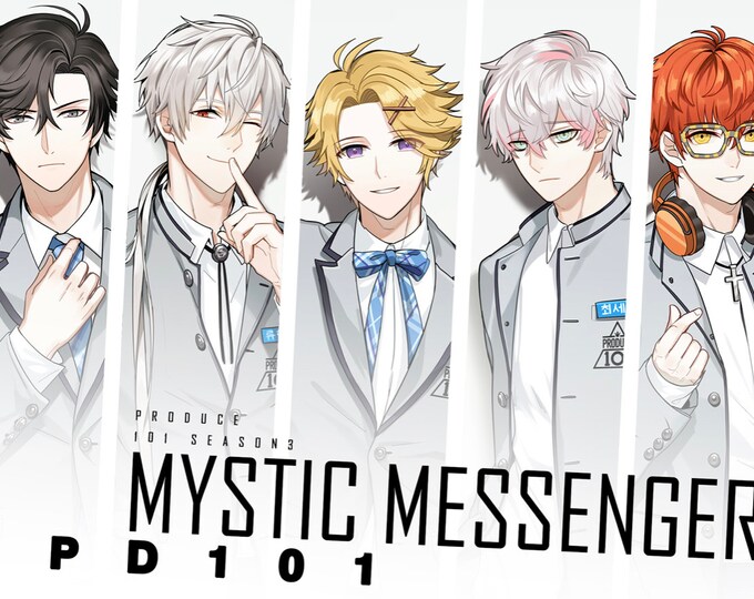 Postcard Mystic Messenger x Produce 101
