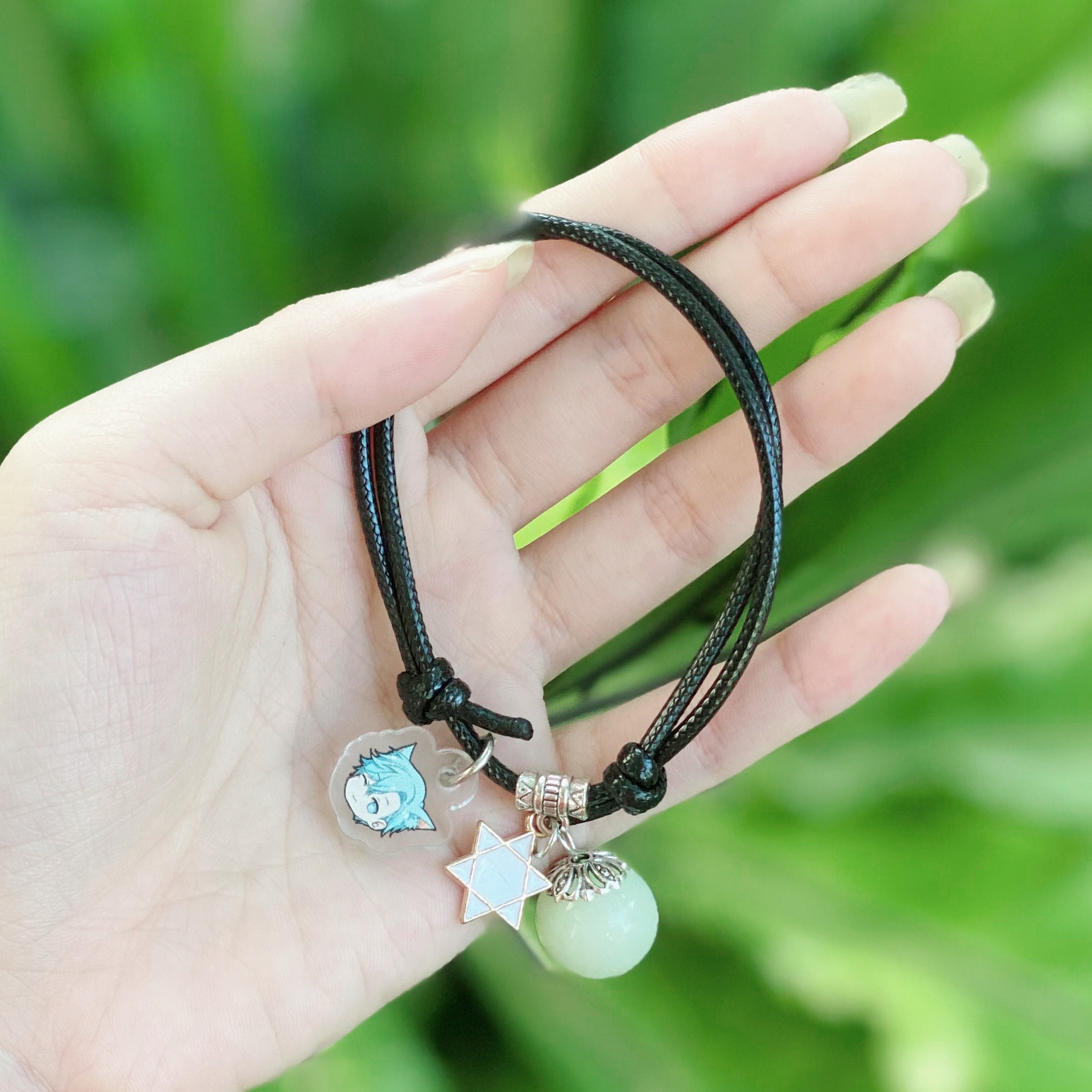 Bracelet Mystic Messenger With Charm 5 Character Etsy