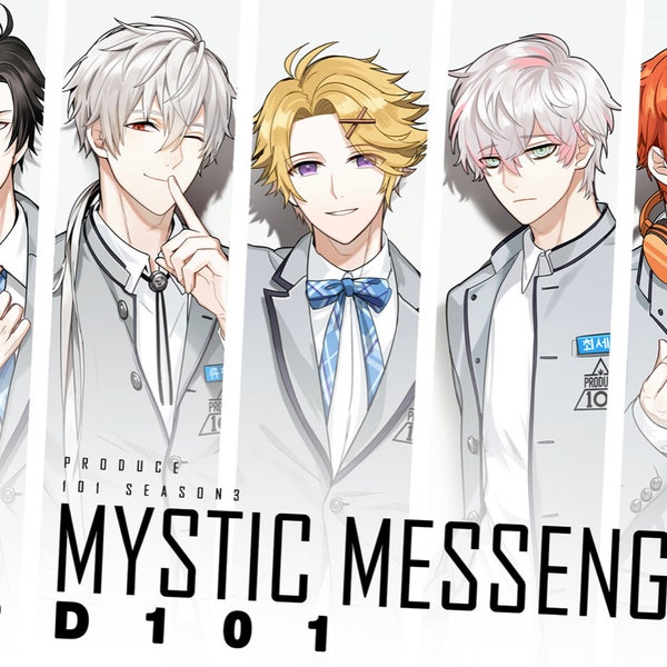 Postcard Mystic Messenger x Produce 101