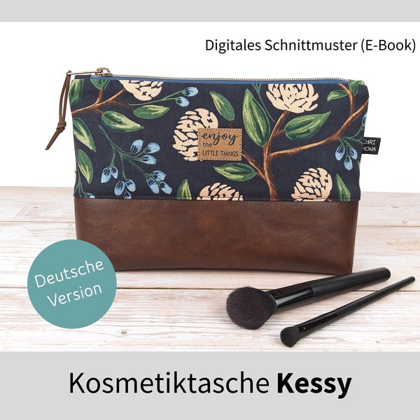 Schnittmuster und Nähanleitung (EBook) Kosmetiktasche “Kessy“