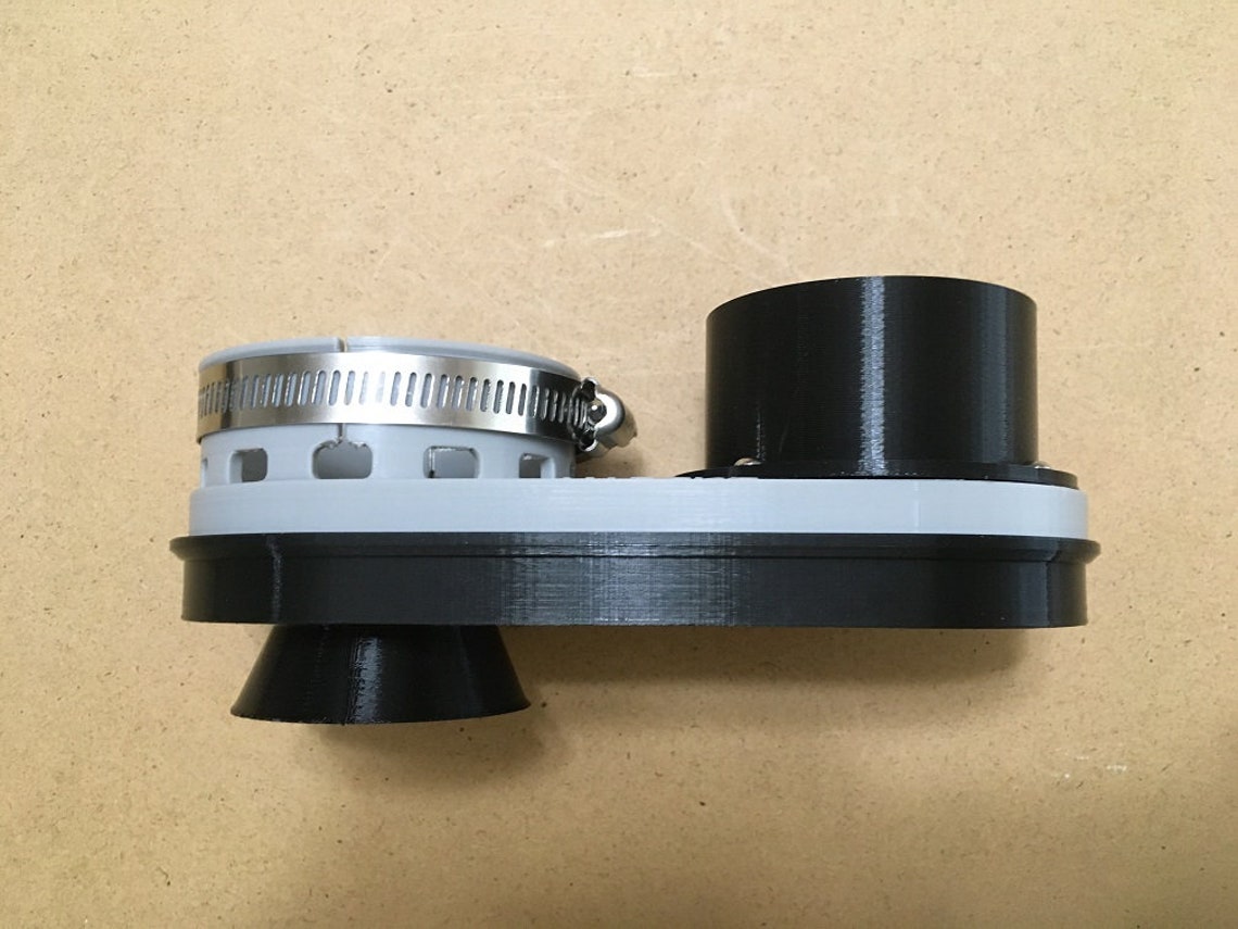 CNC Dust Shoe for 65mm ER11 Spindle Custom size vacuum Etsy