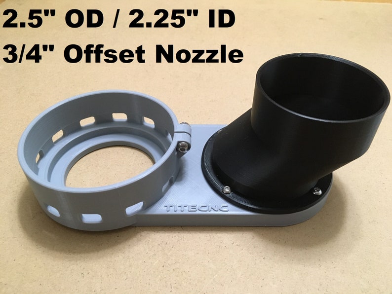 CNC Dust Shoe for 80mm ER20 Spindle Custom size vacuum Etsy