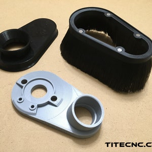 CNC Dust Shoe for Dewalt DWP611 - 31.75mm/35mm ID vacuum hose