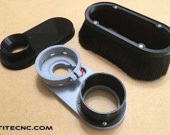 CNC Dust Shoe for Makita RT0701C - Custom size vacuum attachment