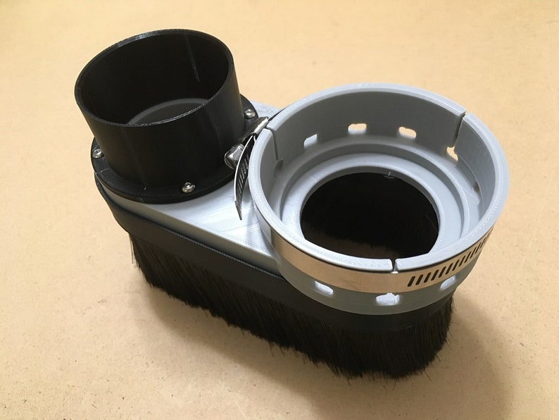 CNC Dust Shoe for 80mm ER20 Spindle Custom size vacuum Etsy