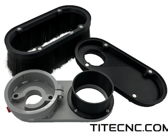 CNC Dust Shoe for Bosch GKF125CE - Custom size vacuum attachment