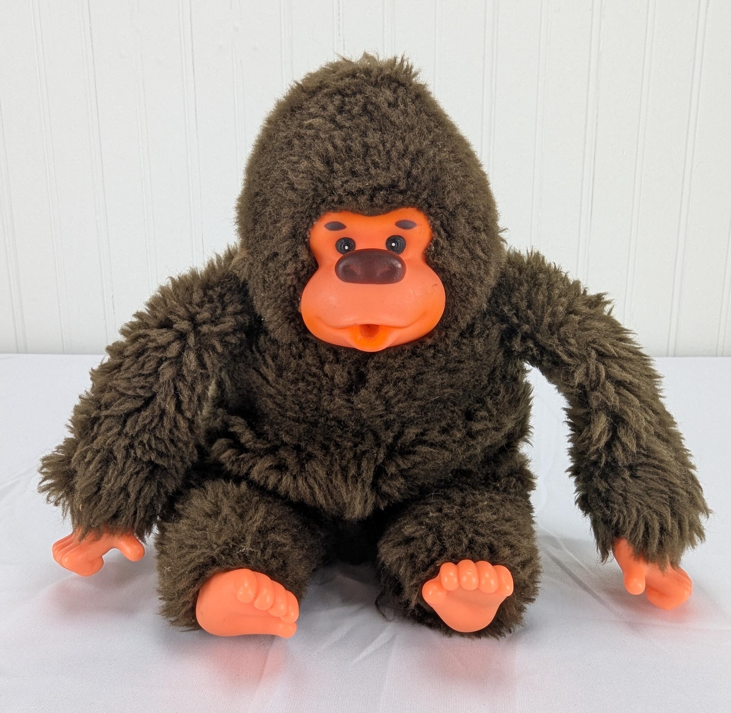 Vintage Jerry Elsner Brown Thumb Sucking Monkey Ape Plush 9