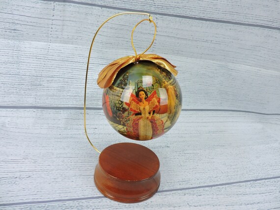 1997 holiday barbie 4 decoupage ornament