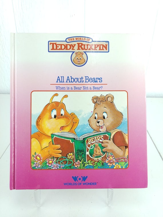 Vintage Teddy Ruxpin Tutto sugli orsi Libro per bambini Quando è un orso  non un orso 1985 -  Italia