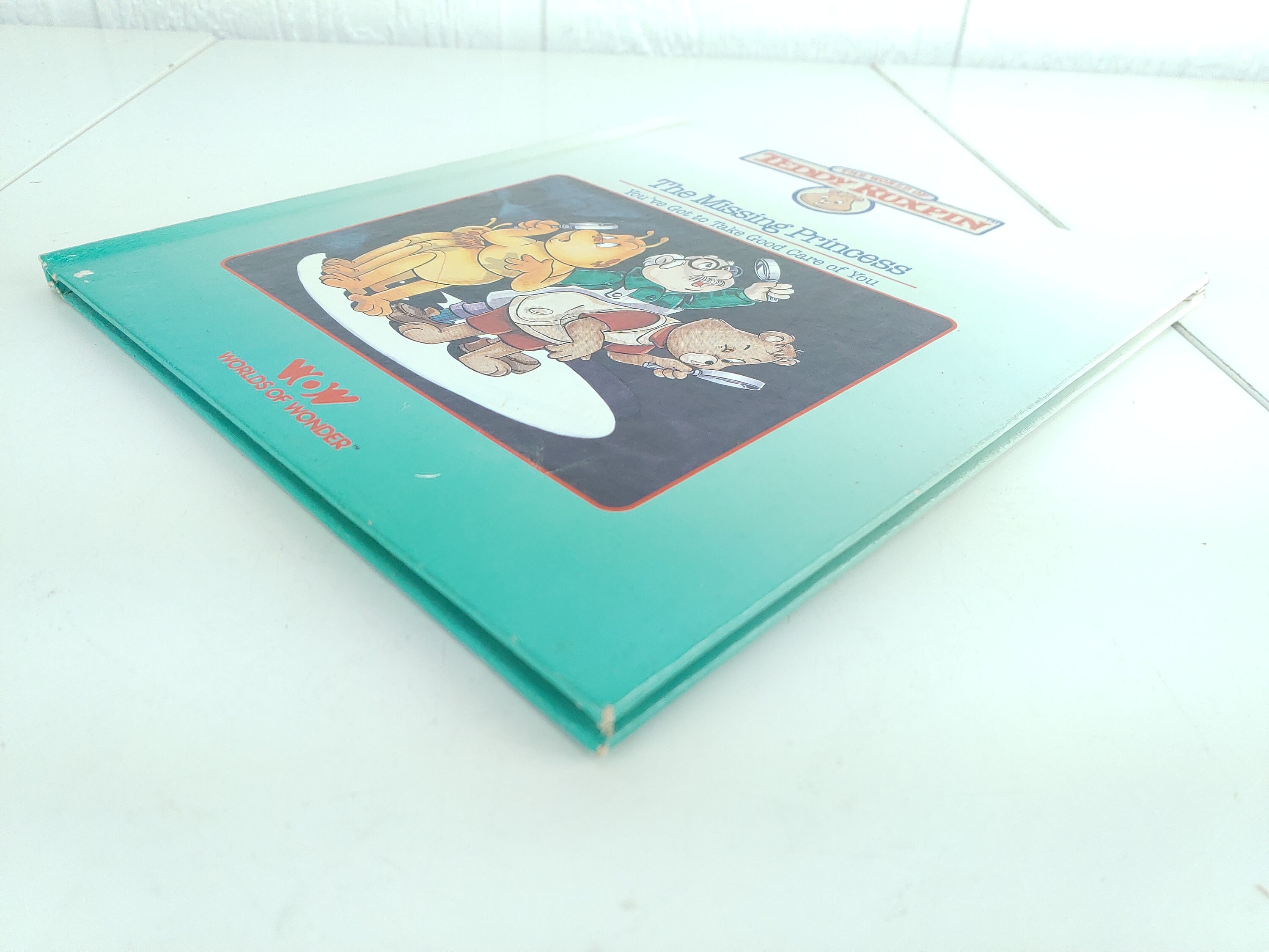 Vintage Teddy Ruxpin the Missing Princess Hardcover Children's