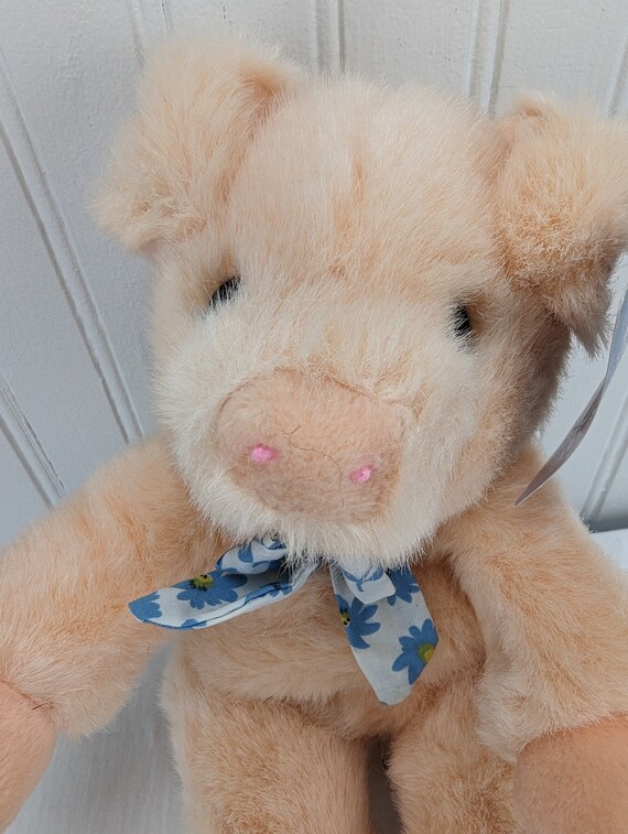 Walmart Loveable Huggable Friends Pig Plush Stuffed Animal 12 Vintage New Tags Etsy UK