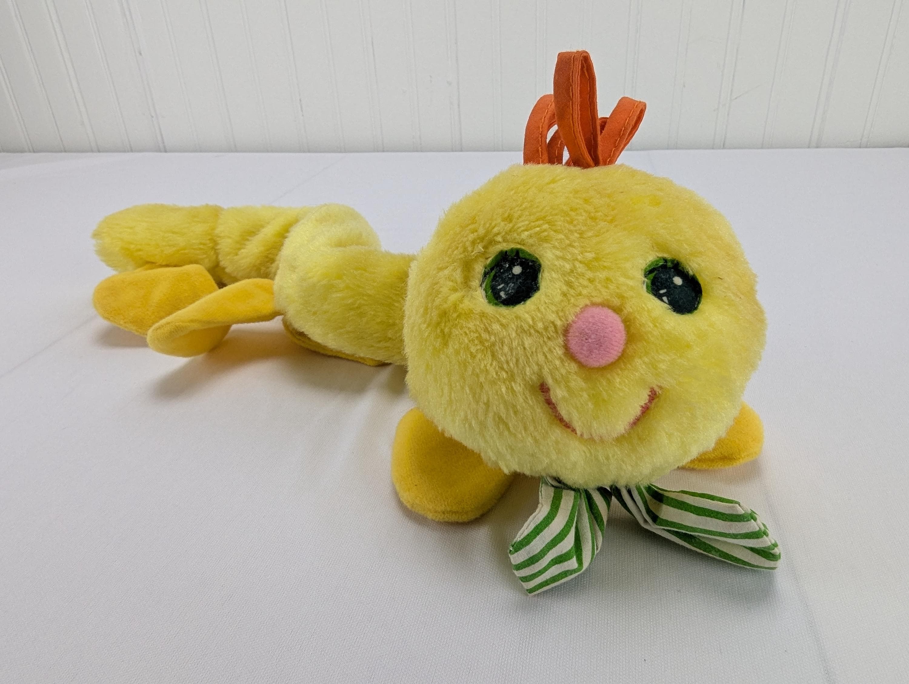 NICI Estate - Anatra Cuscino con Sandburg e 3 D Caterpillar Peluche 43