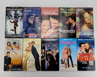 ビンテージ VHS テープ 10 個セット ロマンス コメディ クレイジー ビューティフル セレンディピティ エバー アフター