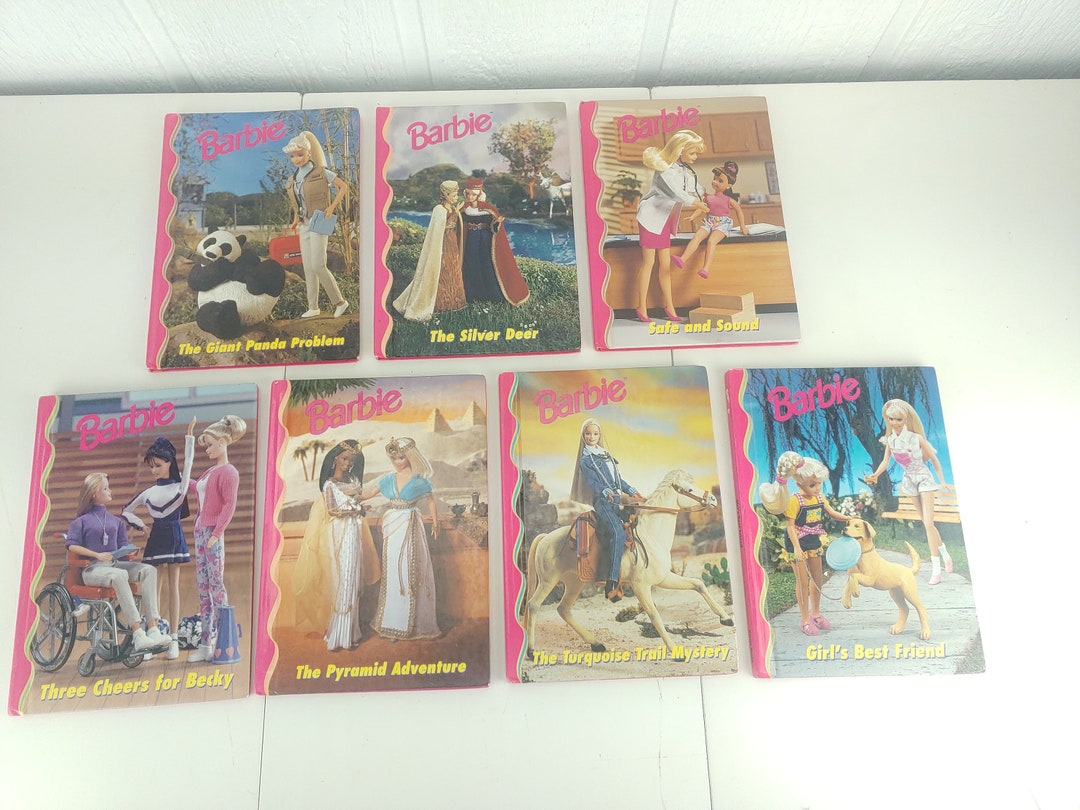 Barbie & Friends Grolier Book Club Lot of 7 Vintage Hardcover Pink Books 1998 - Etsy
