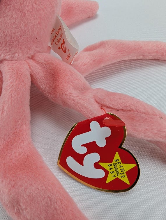 ヴィンテージ Ty ビーニーベイビー インキー ザ タコ ぬいぐるみ 7