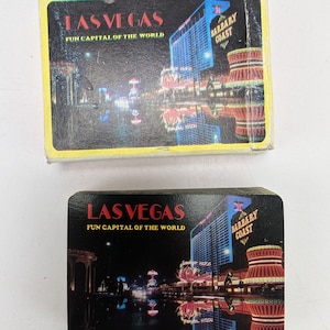 Cartas de jogar Vintage Las Vegas Strip Baralho completo 2 Jokers Barbary Coast