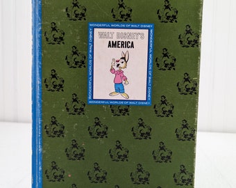 The Wonderful World of Walt Disney America Hard Cover Book