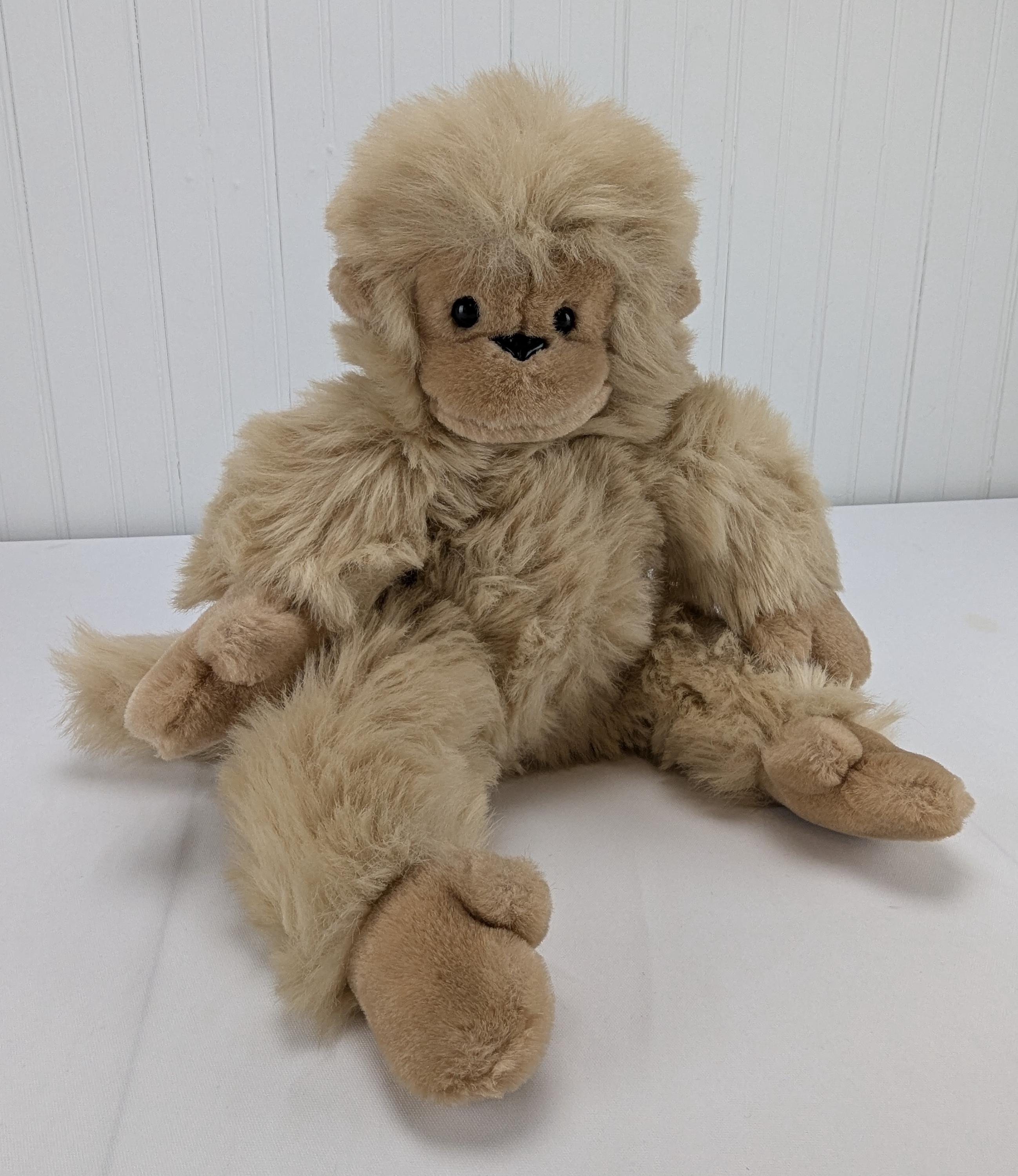 その他 WASELEY BEAR&MARCEL MONKEY Russ Berrie Jimby Brown Plush Stuffed Animal Toy Monkey
