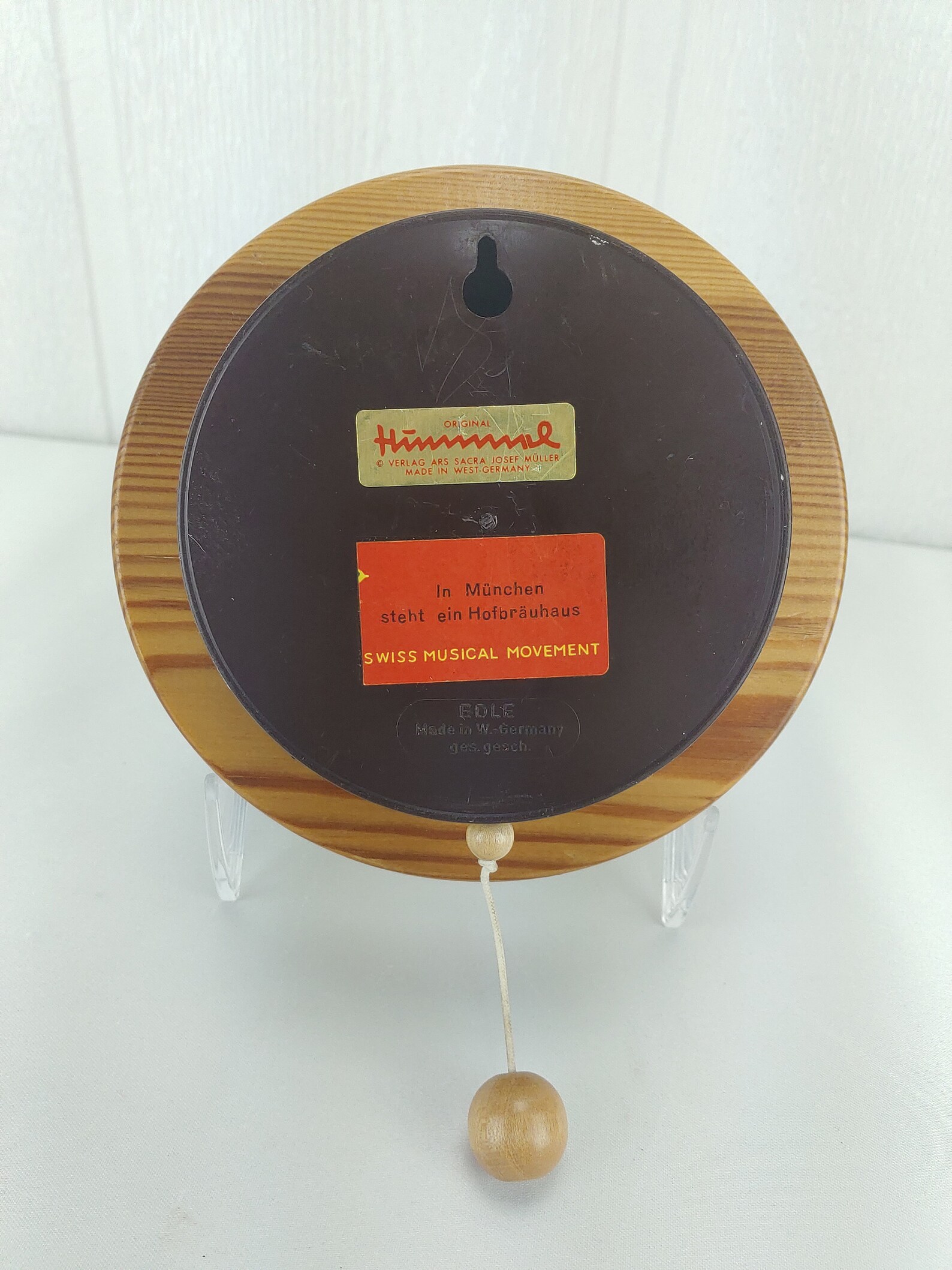 Hummel Pull String Music Box Little Boy Radishes Jug W Germany Etsy