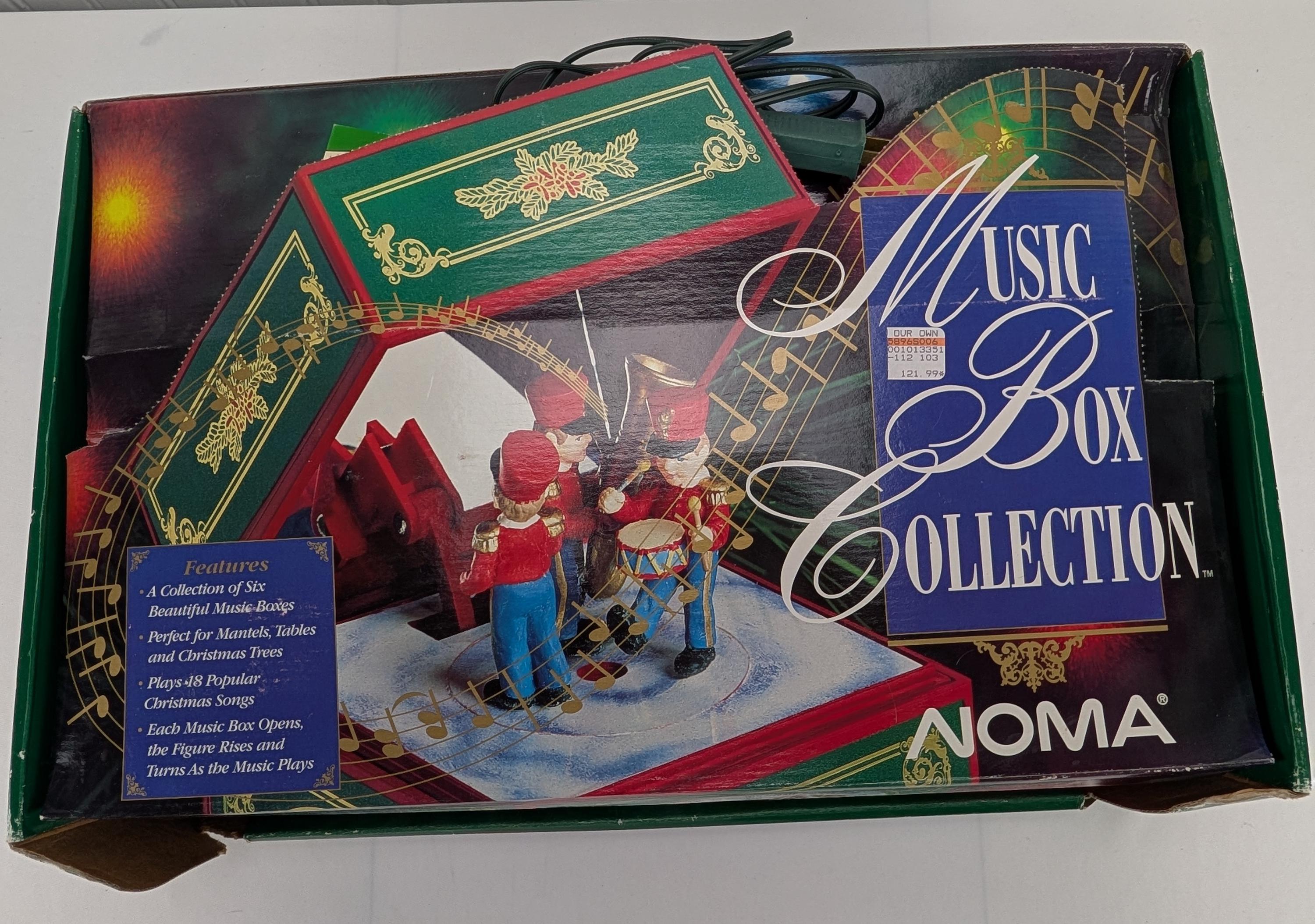 Vintage Noma Music Box Collection Plays 18 Christmas Songs New