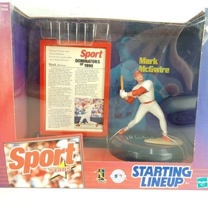 Starting Lineup Mark McGwire Figurine St Louis Cardinals MLB Hasbro 1999 Series