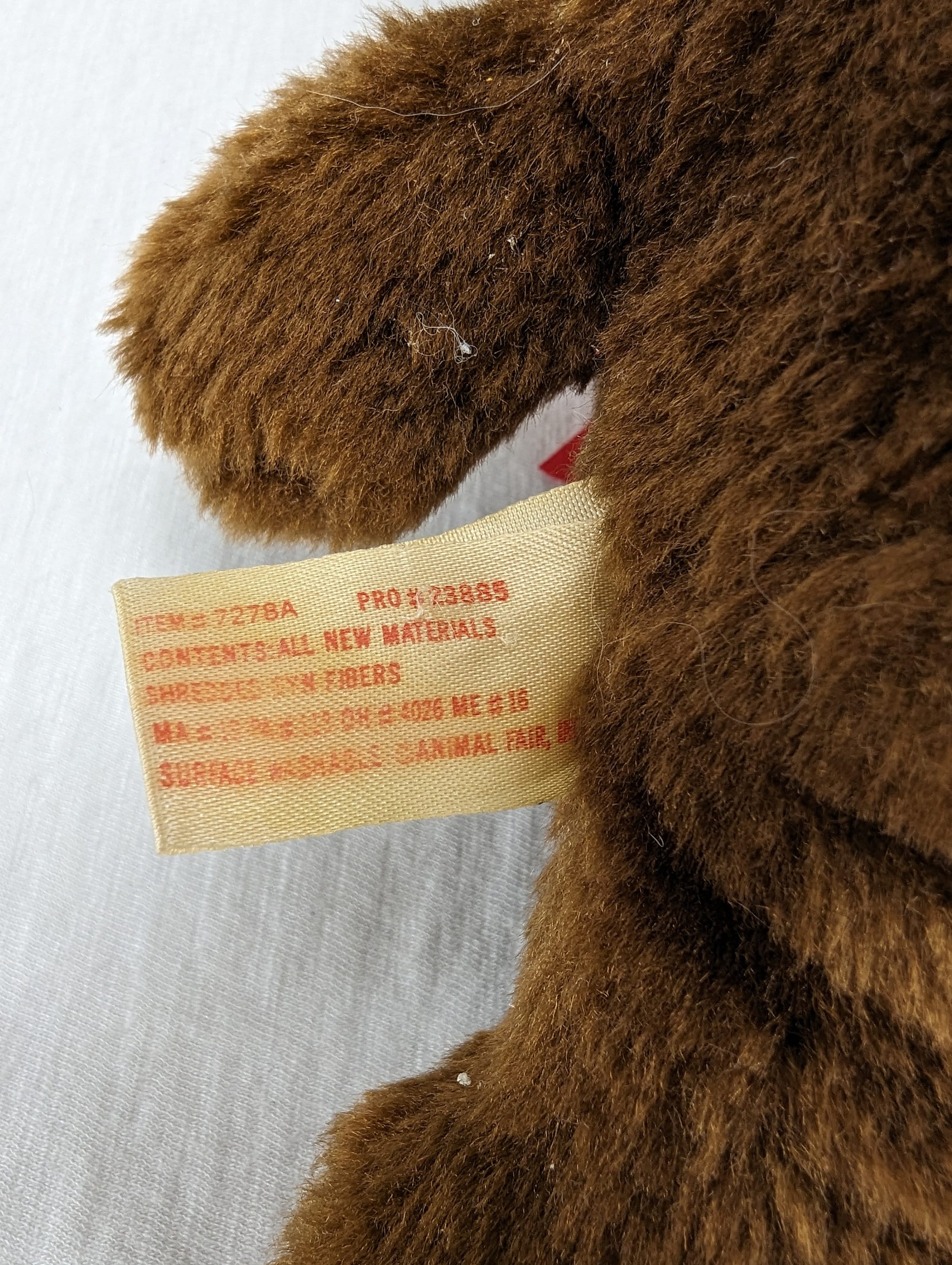 Vintage Animal Fair Brown Teddy Bear Plush 9" Stuffed Animal Beige Face ...