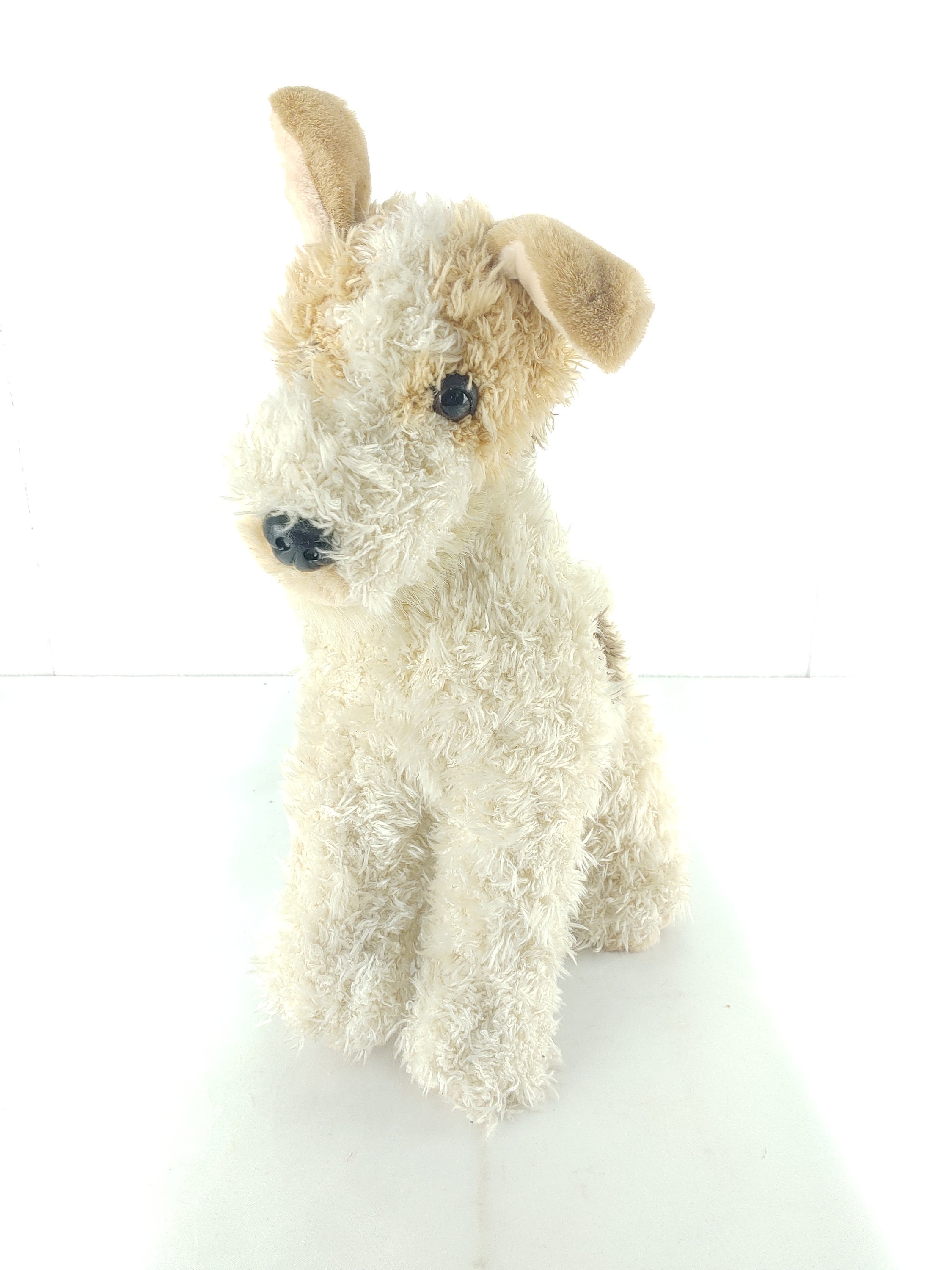 2000 Animal Alley Fox Terrier Puppy Dog Plush 12 Stuffed Animal