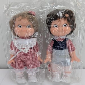 ビンテージ 1988 キャンベルドールセットCampbell Doll Set Vintage Campbell's Soup 1988 Special Edition Boy and Girl