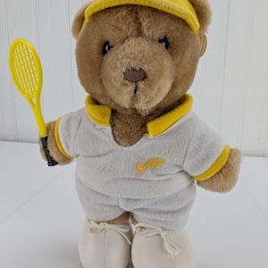 Tennis plush bear - Etsy 日本