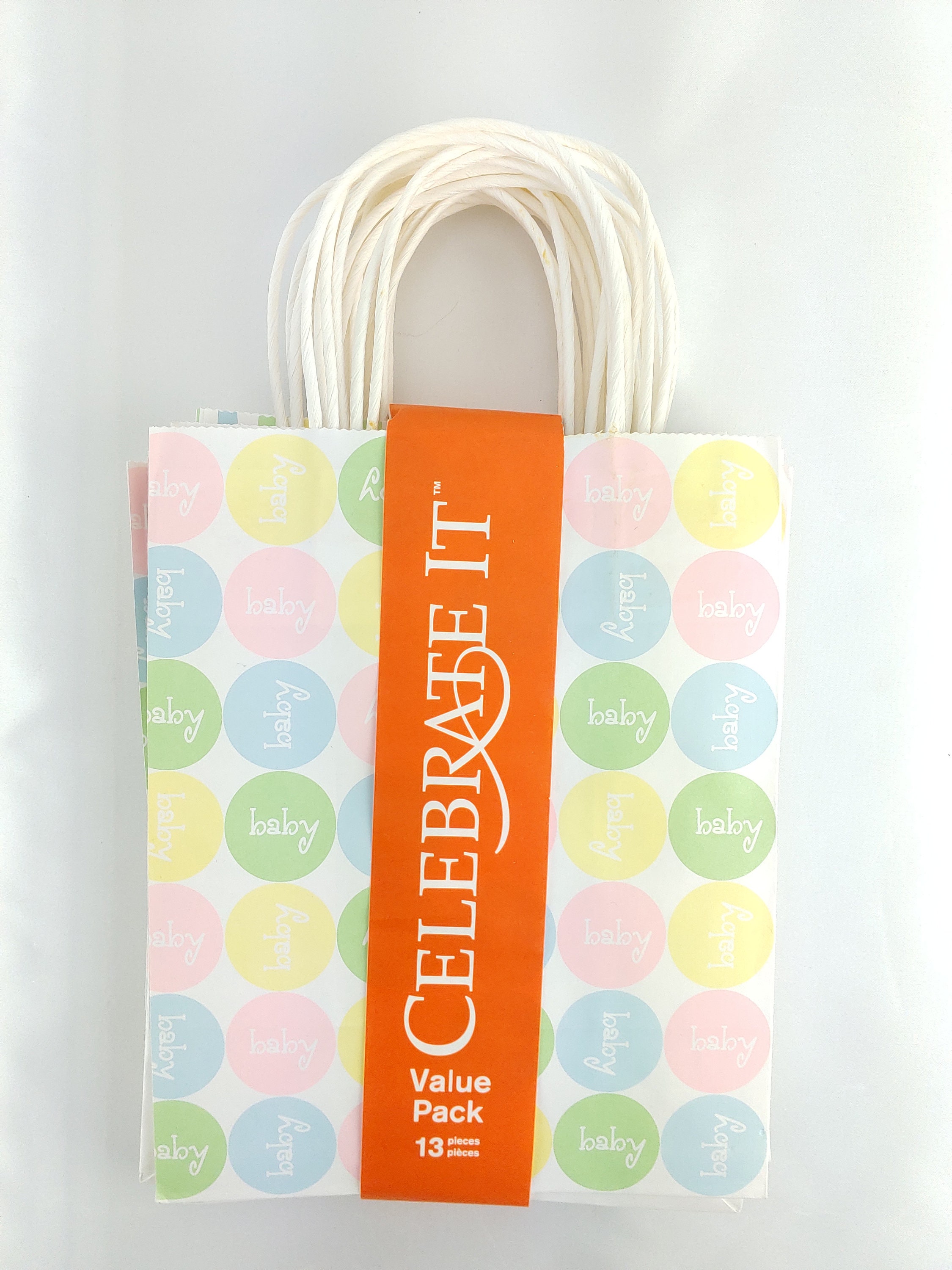 13 Unisex Baby Gift Bags Celebrate It Baker's Dozen Medium Etsy