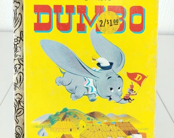 ヴィンテージディズニーのダンボブック - 1980年代のビッグゴールデン