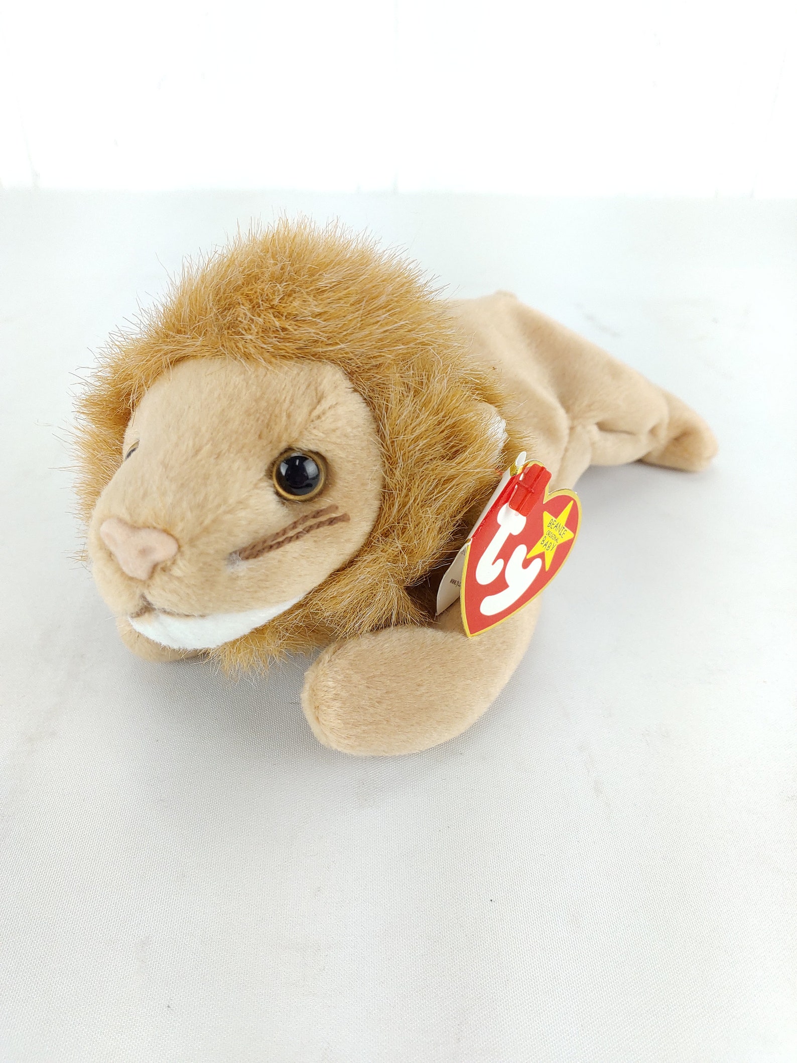Ty Original Beanie Baby Roary Lion Plush 8 Stuffed Etsy