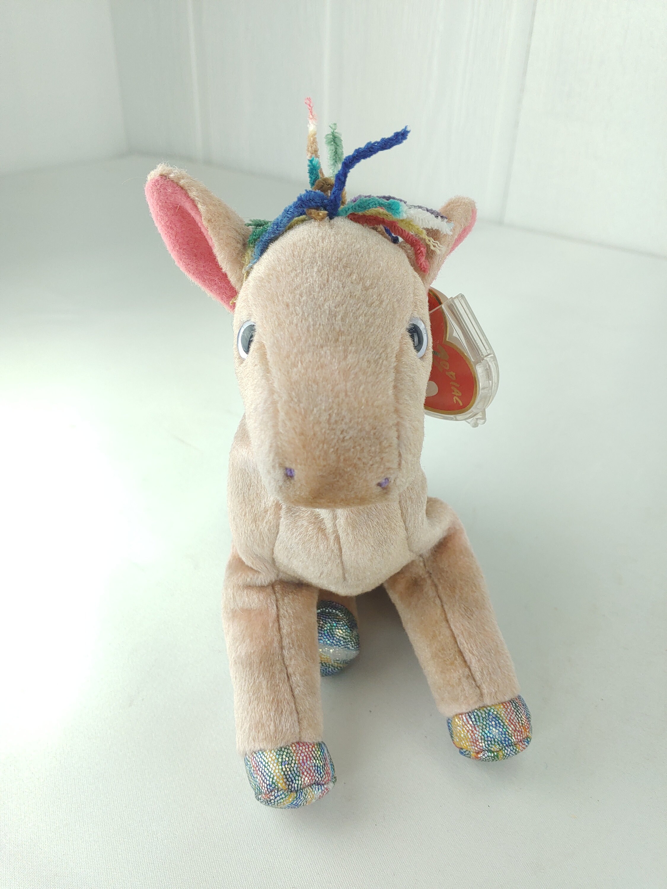 Ty Beanie Baby Zodiac Horse Plush 7 Stuffed Animal 2000 Etsy