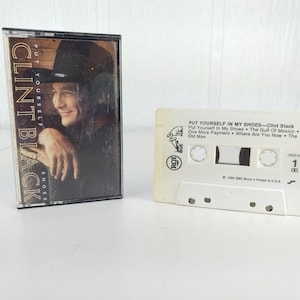 Clint Black Put Yourself In My Shoes Kassette Tape 1990 BMG Music RCA Vintage