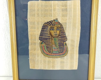 Details about   Ancient Egyptian Fragment of King Tut wall decor antique reproduction 