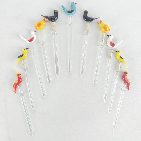 Glass Cocktail Stirrers Etsy