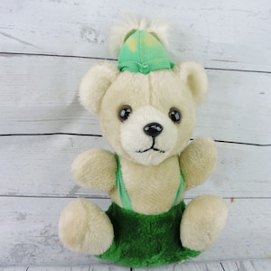 Vintage Bean Bag of Lois Toy Teddy Bear Plush 12&quot; Stuffed Animal Lederhosen Yodel German