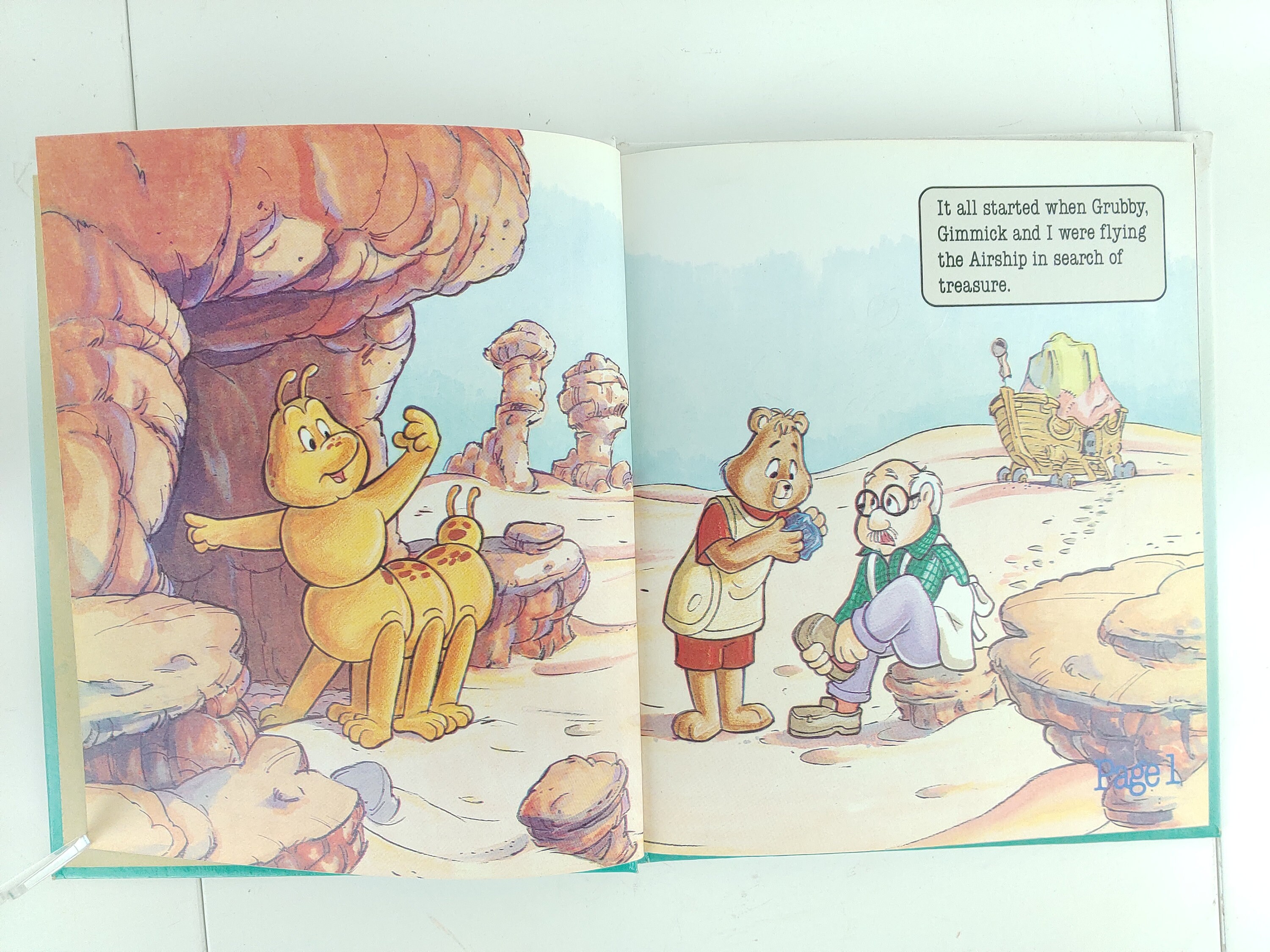 Vintage Teddy Ruxpin the Missing Princess Hardcover Children's